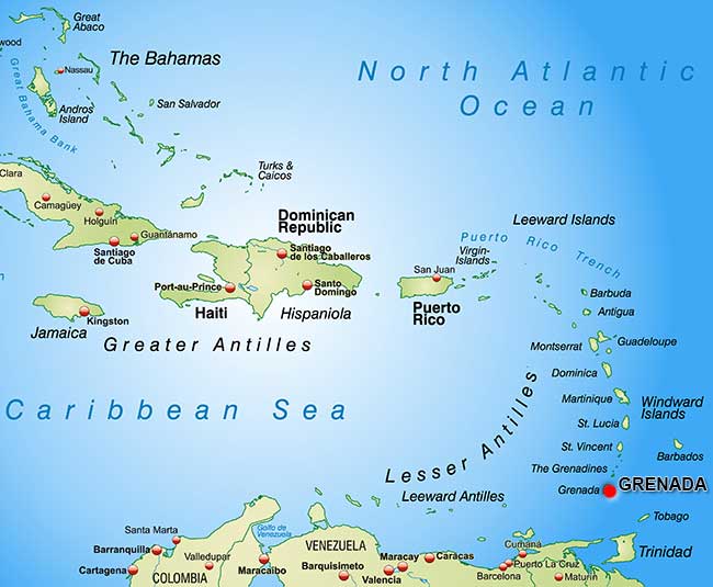 Grenada Caribbean Charter Flights